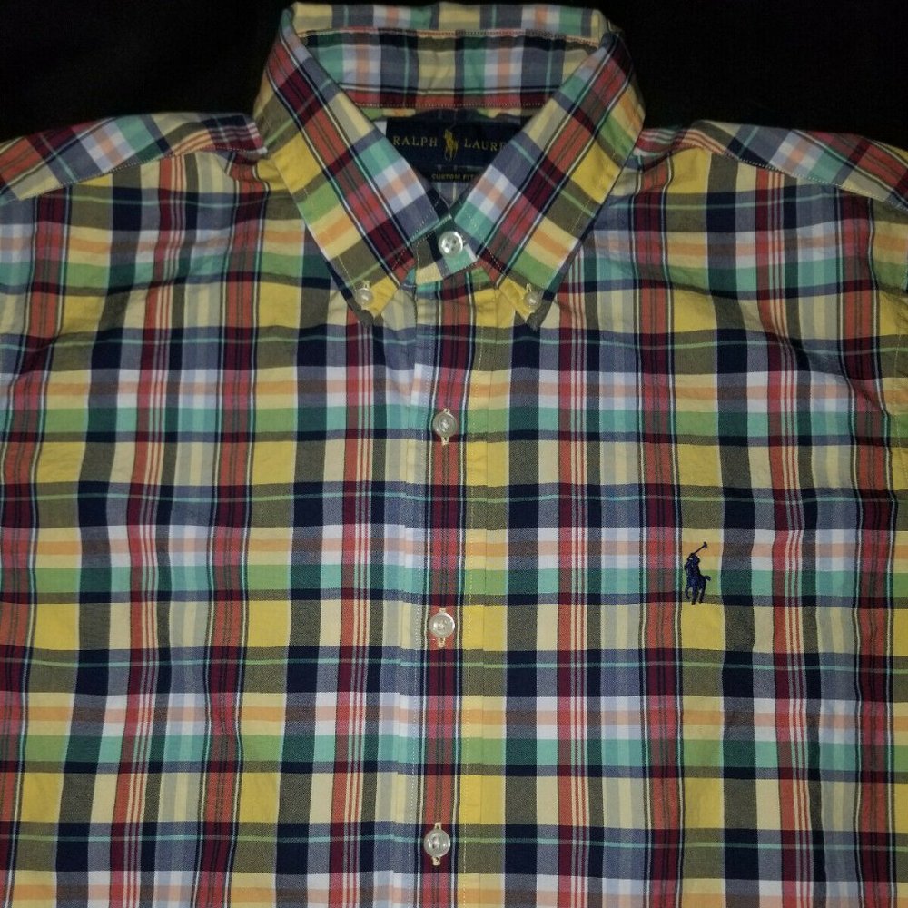 Ralph Lauren Colorful Plaid Long Sleeve Shirt - Picture 5 of 8